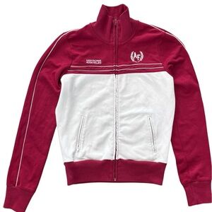 2000s Y2K Vintage Abercrombie Fitch Track Jacket Women Medium 400M Relays